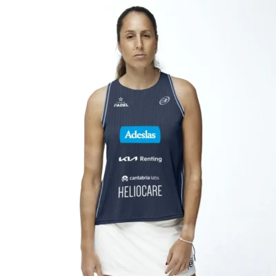 BULLPADEL Talava Gemma Triay Women Padel T-Shirt Deep Ocean 03