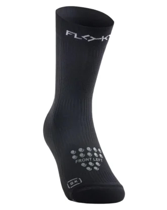 FLOKY Biomechanical S-Mash 3D Padel Socks 2026 Black 01