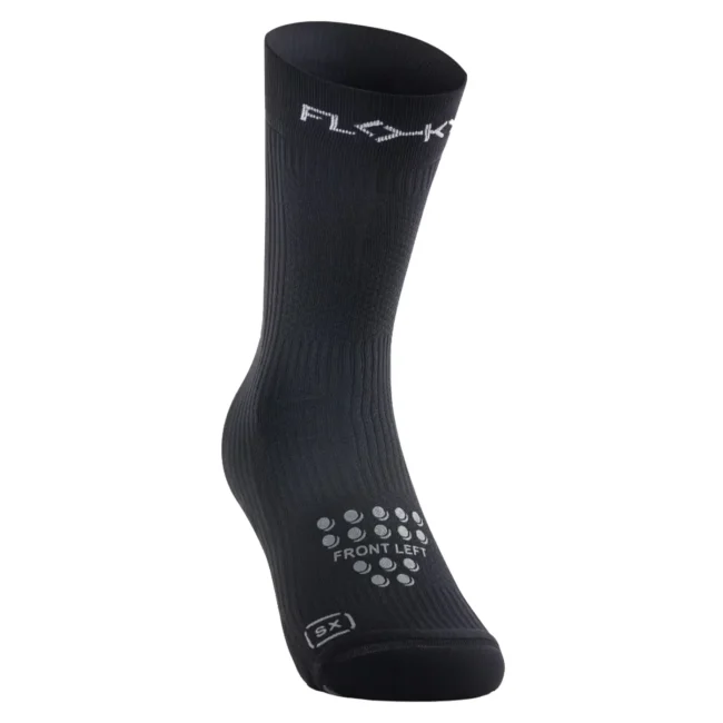 FLOKY Biomechanical S-Mash 3D Padel Socks 2026 Black 01
