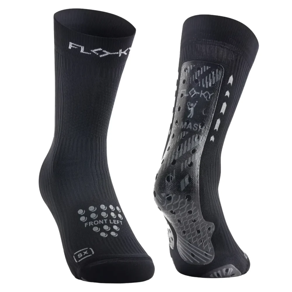 FLOKY Biomechanical S-Mash 3D Padel Socks 2026 Black 03