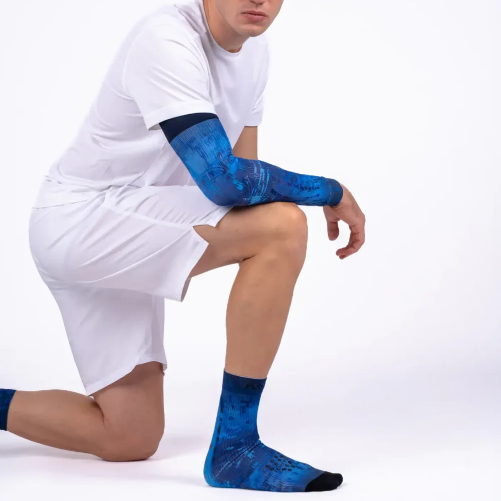 FLOKY Biomechanical S-Mash 3D Padel Socks 2026 Blue Supernova 10