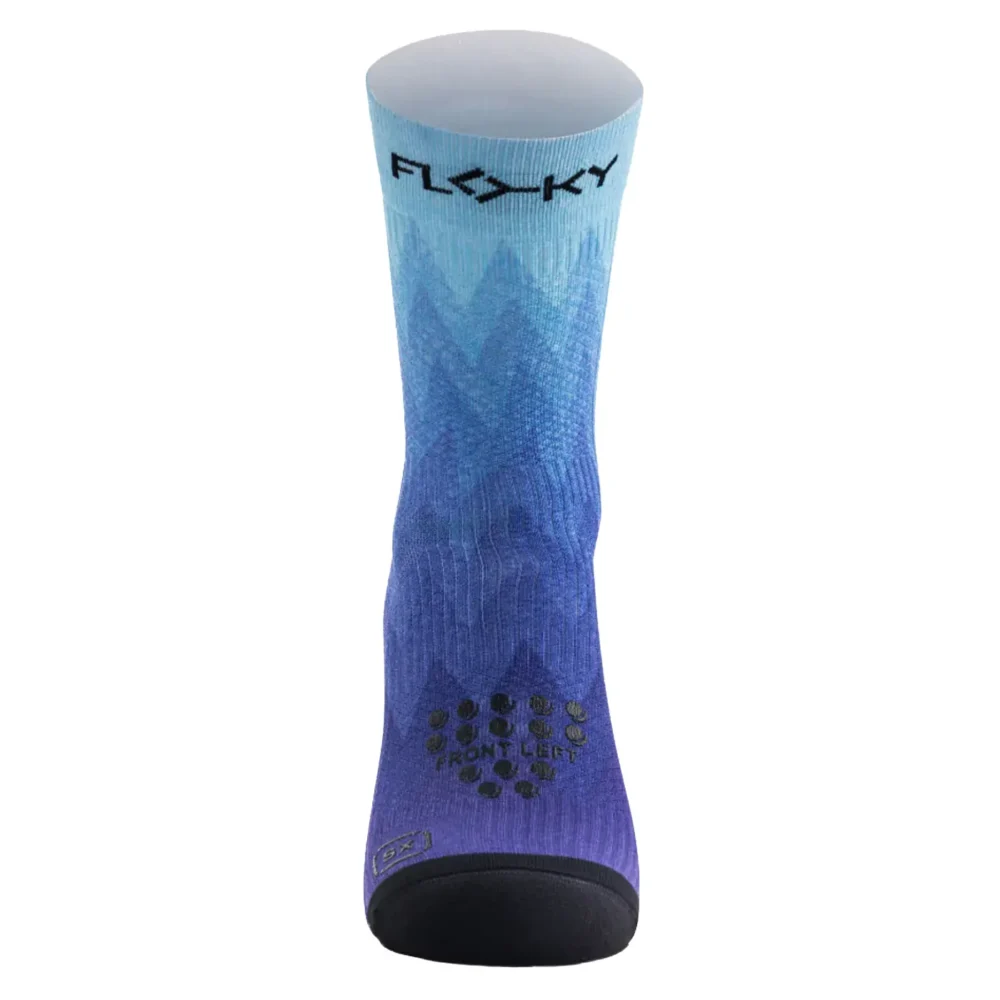 FLOKY Biomechanical S-Mash 3D Padel Socks 2026 Ice Comet 04