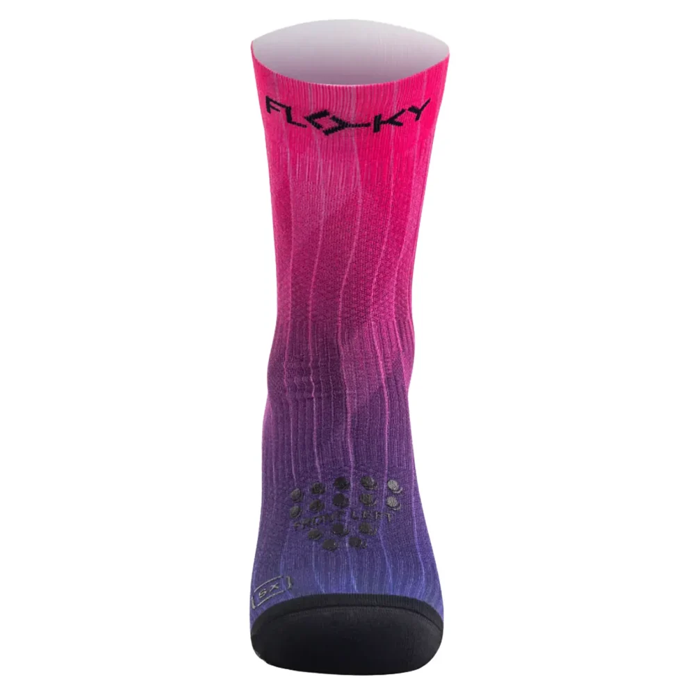 FLOKY Biomechanical S-Mash 3D Padel Socks 2026 Pink Nebula - Image 4