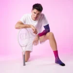 FLOKY Biomechanical S-Mash 3D Padel Socks 2026 Pink Nebula - Image 8