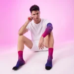FLOKY Biomechanical S-Mash 3D Padel Socks 2026 Pink Nebula - Image 9