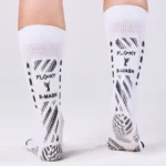FLOKY Biomechanical S-Mash 3D Padel Socks 2026 White 03