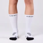 FLOKY Biomechanical S-Mash 3D Padel Socks 2026 White 04