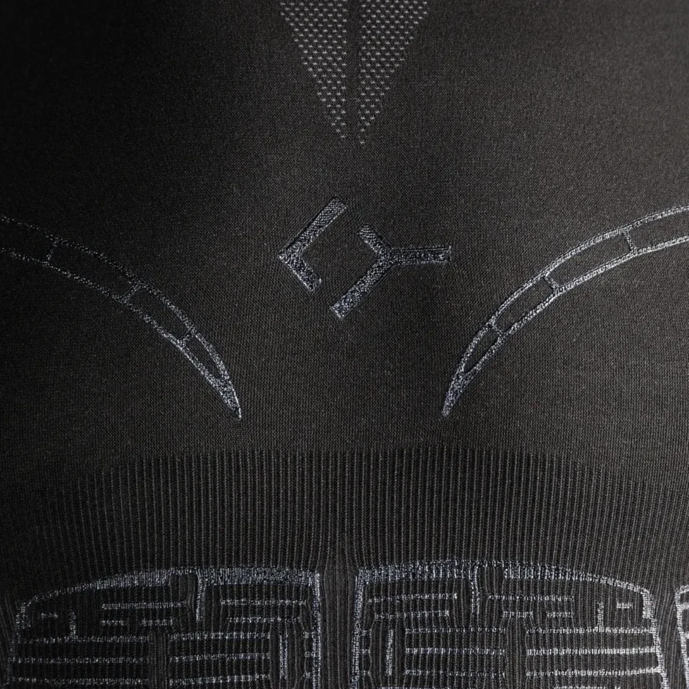 FLOKY OXY-GEN Biomechanical Padel Shirt Long Sleeve Black 01