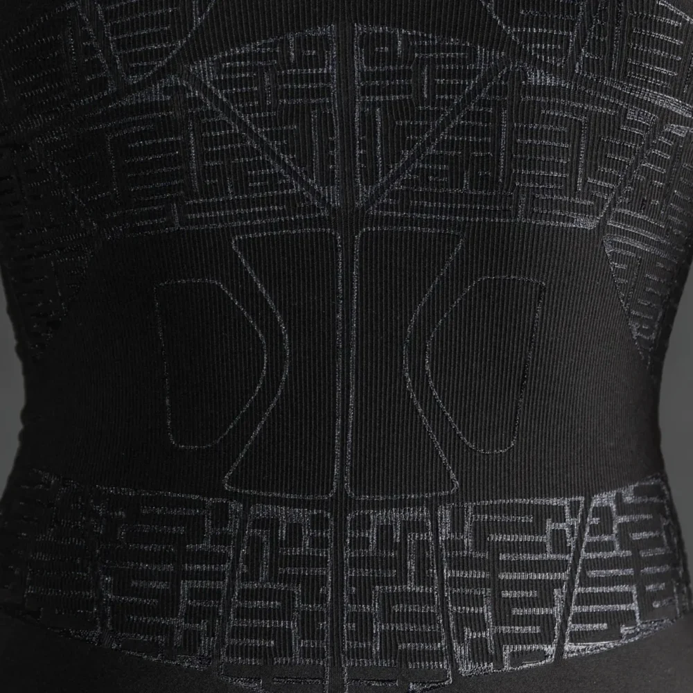 FLOKY OXY-GEN Biomechanical Padel Shirt Long Sleeve Black 03