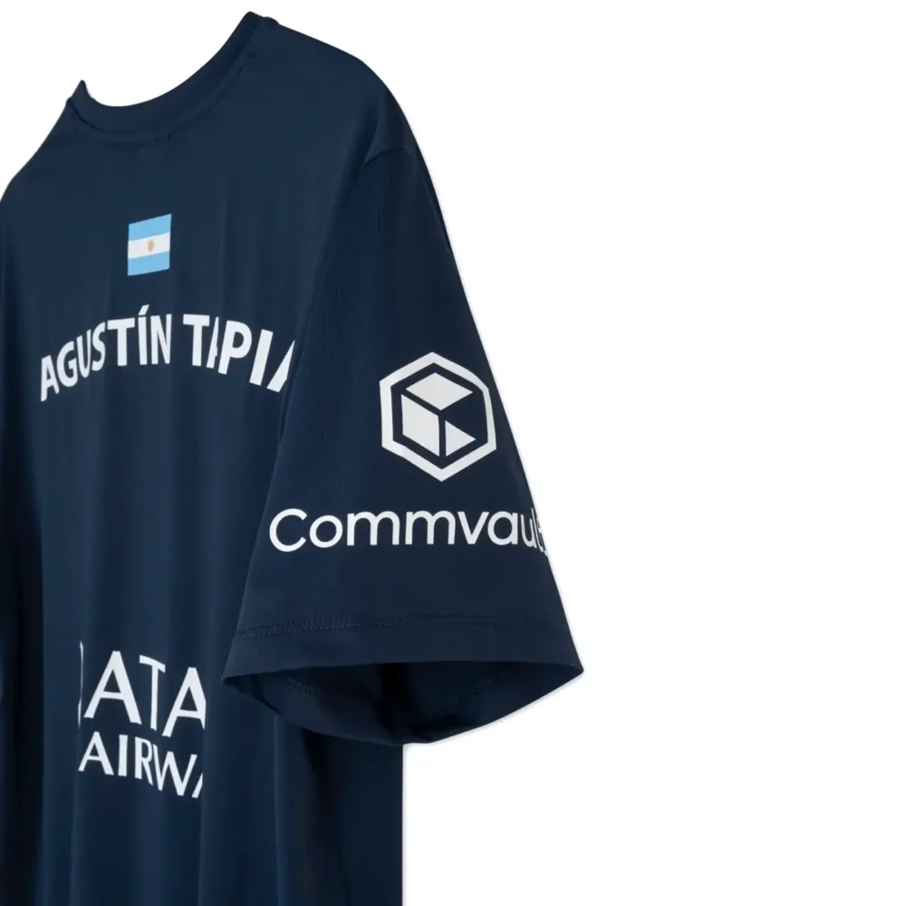 NOX Sponsors AT10 Tapia Padel T-shirt 2026 Dark Blue 04