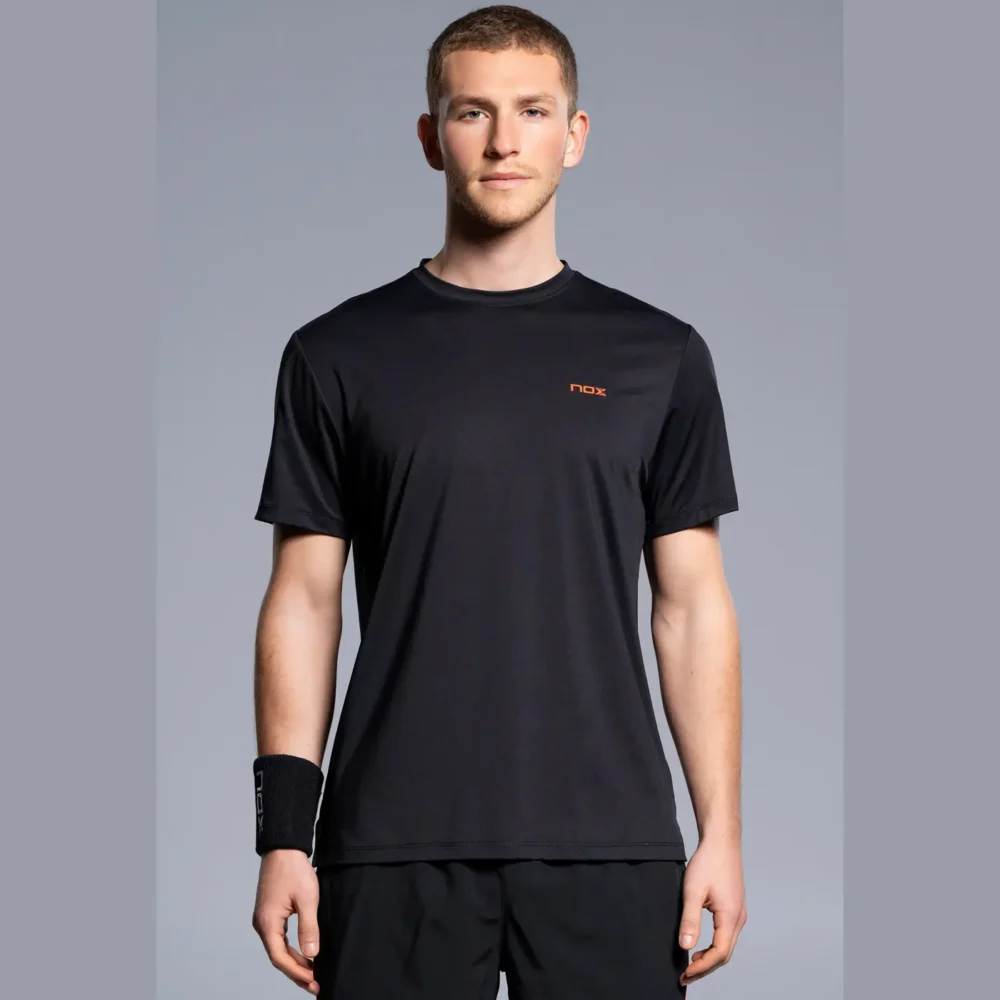 NOX Team Men Padel T-Shirt 2026 Black 01