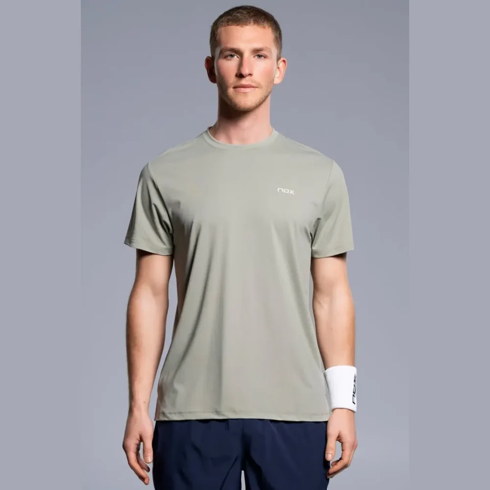 NOX Team Men Padel T-Shirt 2026 Grey 01