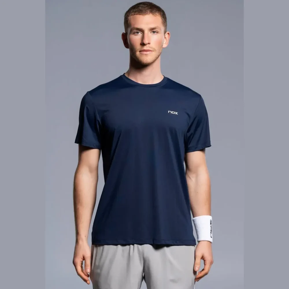 NOX Team Men Padel T-Shirt 2026 Navy Blue 01