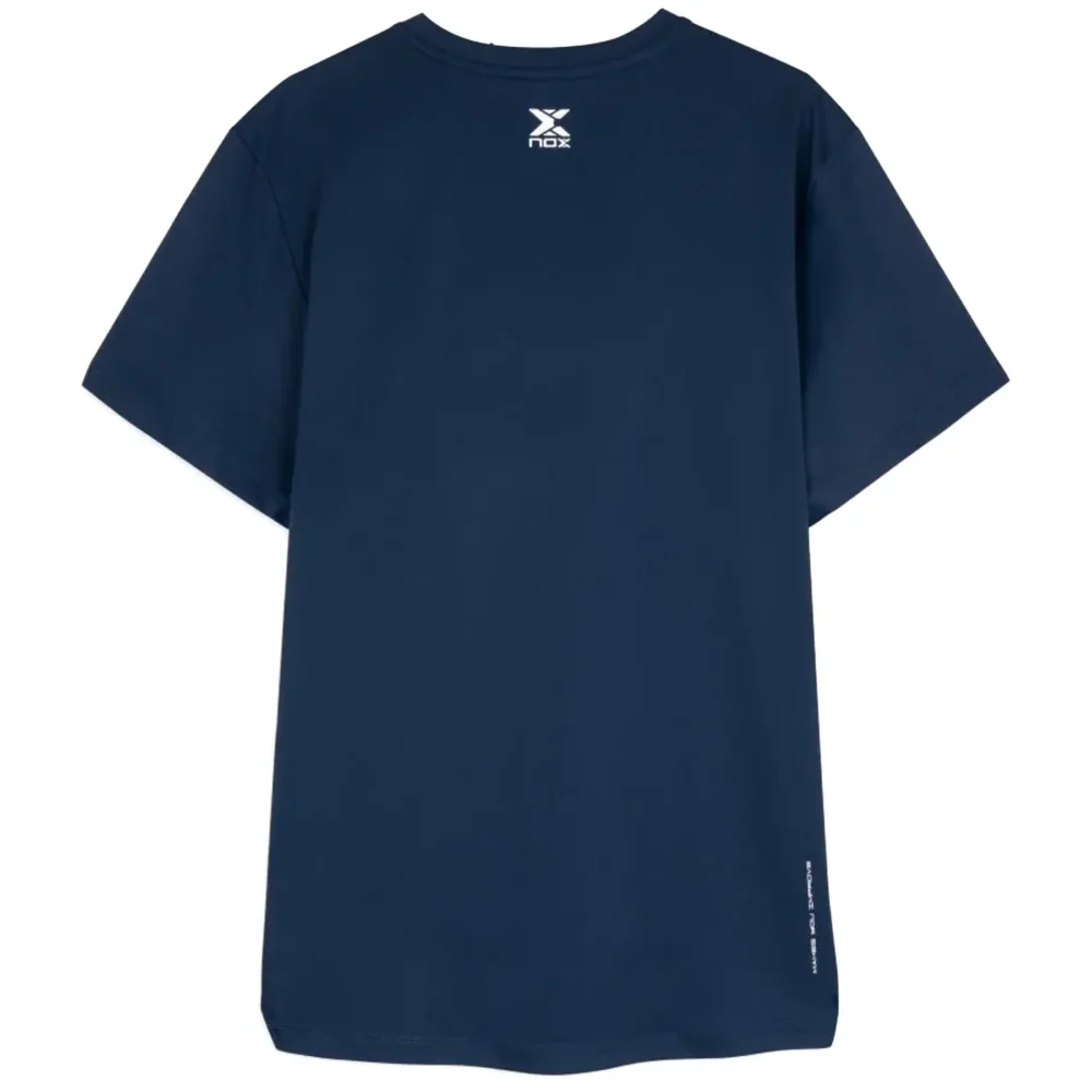 NOX Team Men Padel T-Shirt 2026 Navy Blue 06