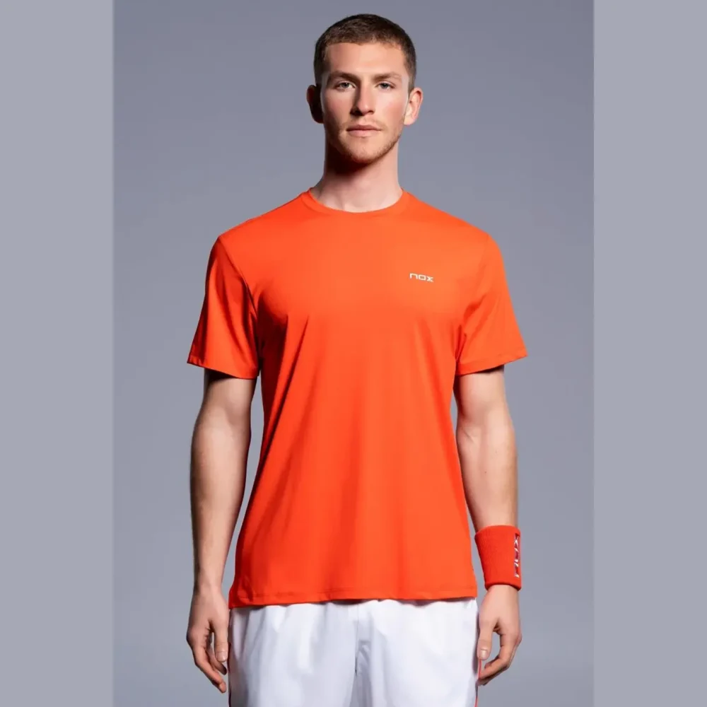 NOX Team Men Padel T-Shirt 2026 Red 01