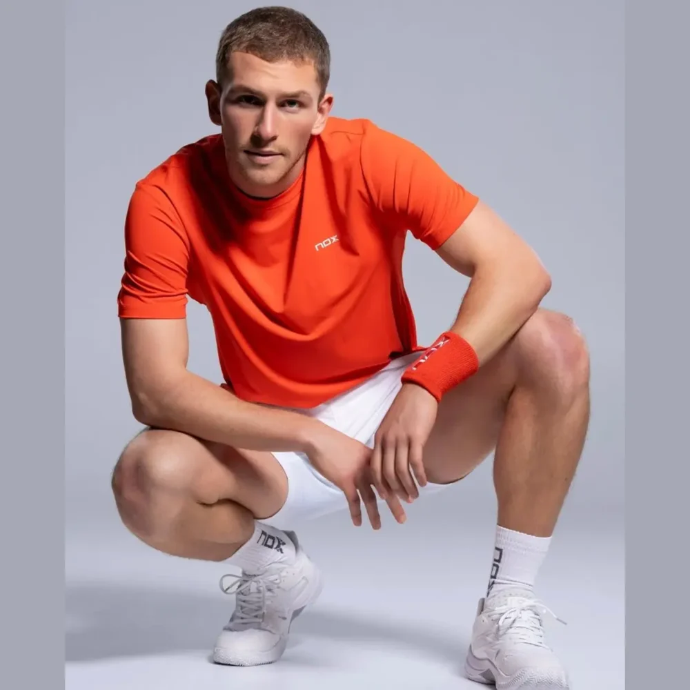 NOX Team Men Padel T-Shirt 2026 Red 03