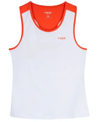 NOX Team Women Padel Tank Top White 03