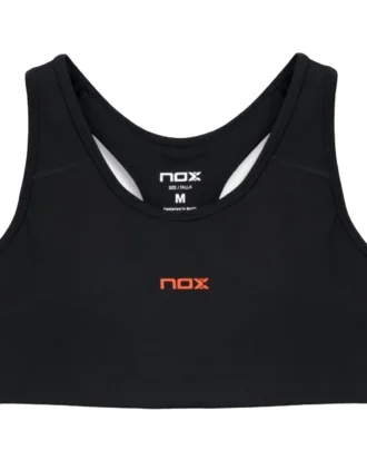 NOX Team Women's Padel Sports Bra 2026 Black 01