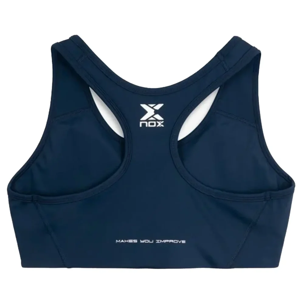 NOX Team Women's Padel Sports Bra 2026 Navy 03