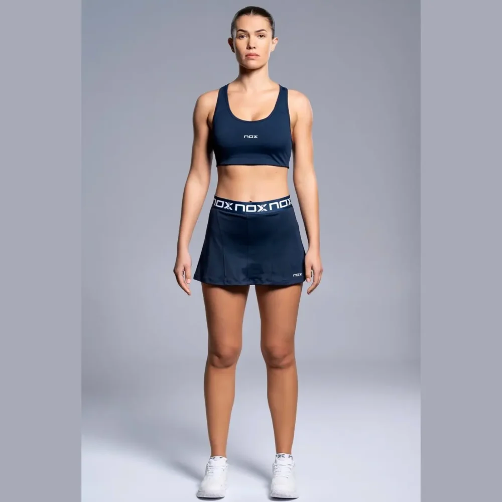 NOX Team Women's Padel Sports Bra 2026 Navy 06
