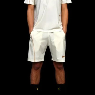 VOLT Performance Padel Shorts 2026 Beige Gold 05