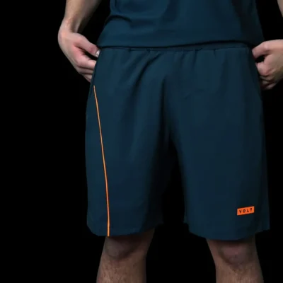 VOLT Performance Padel Shorts 2026 Blue Orange 01
