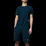 VOLT Performance Padel Shorts 2026 Blue Orange 03