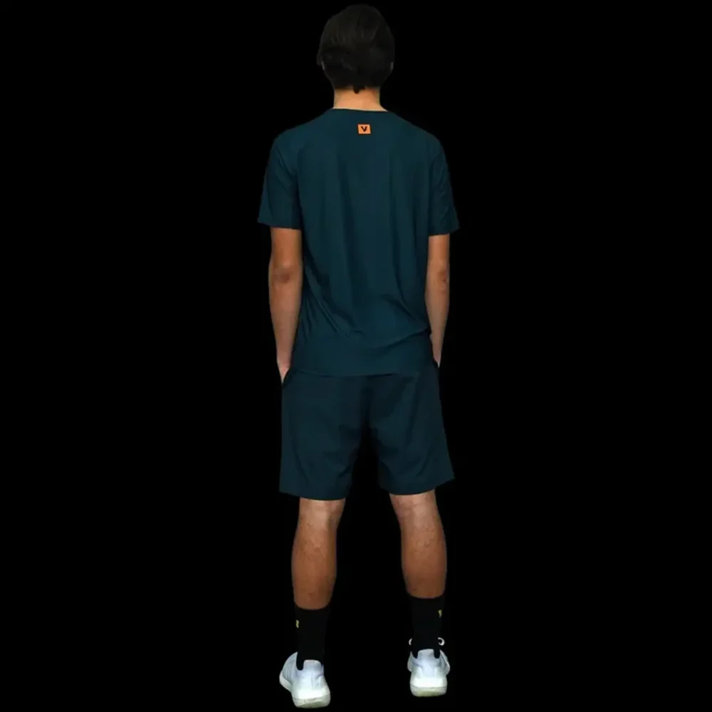 VOLT Performance Padel Shorts 2026 Blue Orange 05
