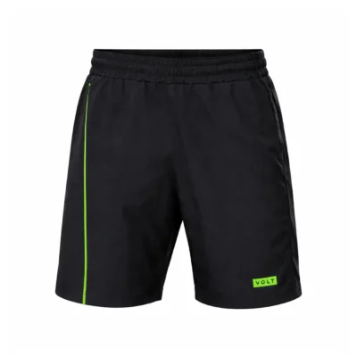VOLT Performance Padel Shorts Black Green 01