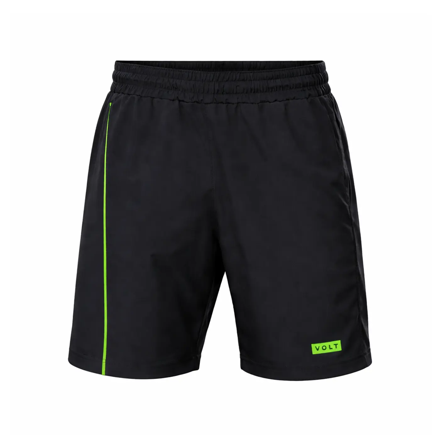 VOLT Performance Padel Shorts Black Green 01 VOLT Performance Padel Shorts Black Green 01
