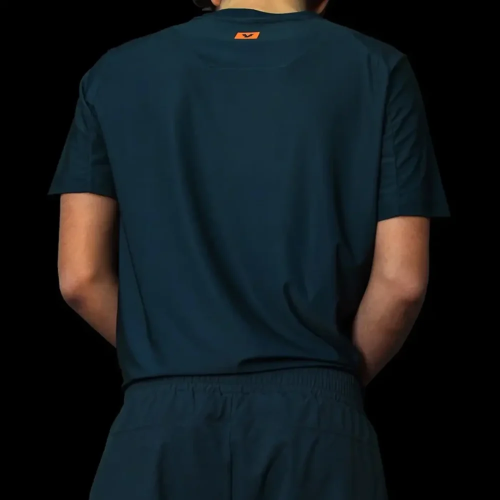 VOLT Performance Padel T-Shirt Blue Orange 02