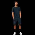 VOLT Performance Padel T-Shirt Blue Orange 04