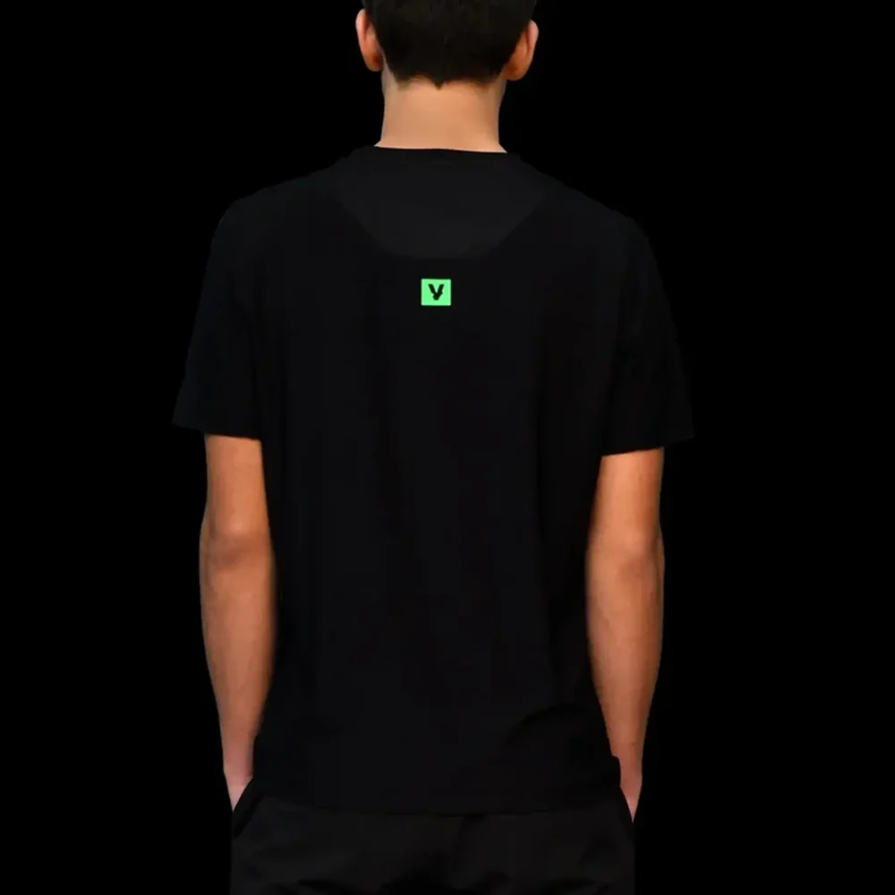 VOLT Performance Padel T-shirt Black Green 02