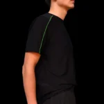 VOLT Performance Padel T-shirt Black Green 04