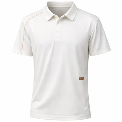 VOLT Performance Polo Padel Shirt Beige Gold 01