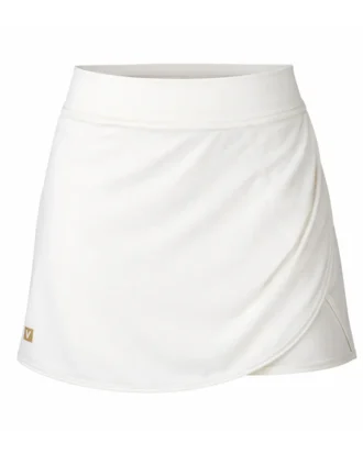 VOLT Performance Women Padel Skirt White Gold 01