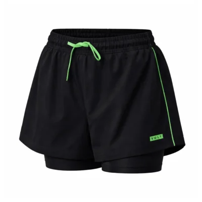 VOLT Performance Women Padel Skort Black Green 04