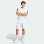 ADIDAS Club Climacool 3 Stripes Men's Padel Shorts 2026 White 05