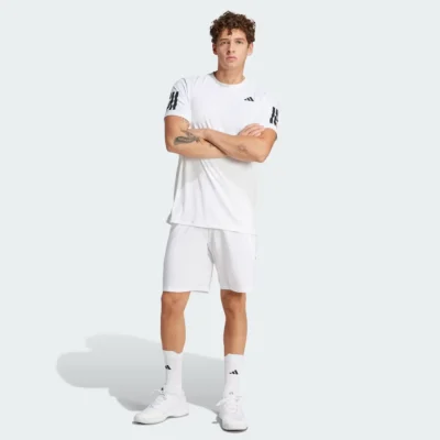 ADIDAS Club Climacool 3 Stripes Men's Padel Shorts 2026 White 05