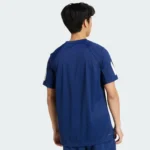 ADIDAS Club Climacool 3 Stripes Padel Shirt 2026 Blue 03