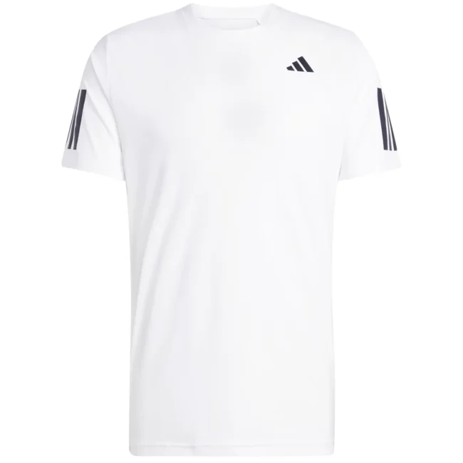 ADIDAS Club Climacool 3 Stripes Padel Shirt 2026 White 01