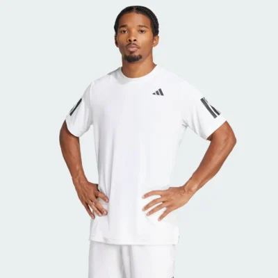 ADIDAS Club Climacool 3 Stripes Padel Shirt 2026 White 02