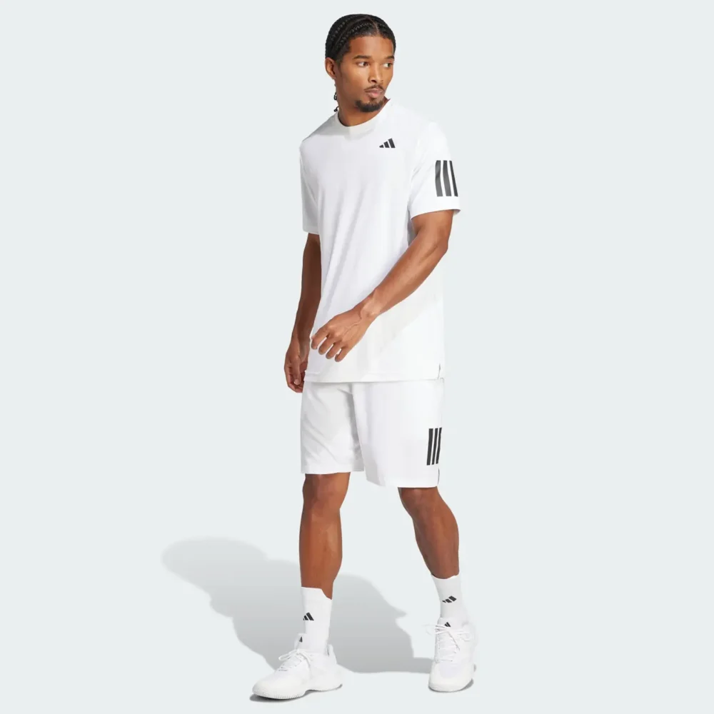 ADIDAS Club Climacool 3 Stripes Padel Shirt 2026 White 04