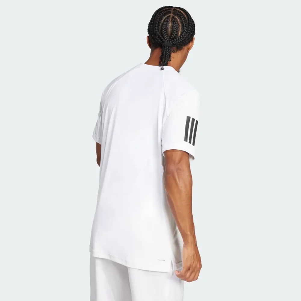 ADIDAS Club Climacool 3 Stripes Padel Shirt 2026 White 06