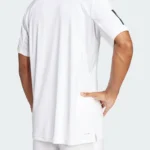 ADIDAS Club Climacool 3 Stripes Padel Shirt 2026 White 07