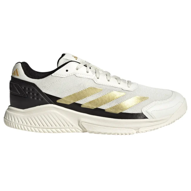 ADIDAS Courtquick Men’s Padel Shoes 2026 White Gold 01