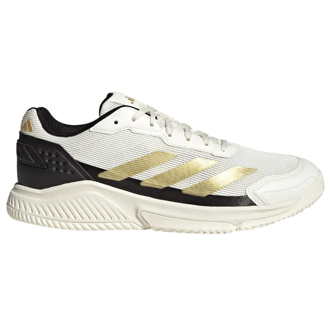 ADIDAS Courtquick Men’s Padel Shoes 2026 White Gold 01 ADIDAS Courtquick Men’s Padel Shoes 2026 White Gold 01