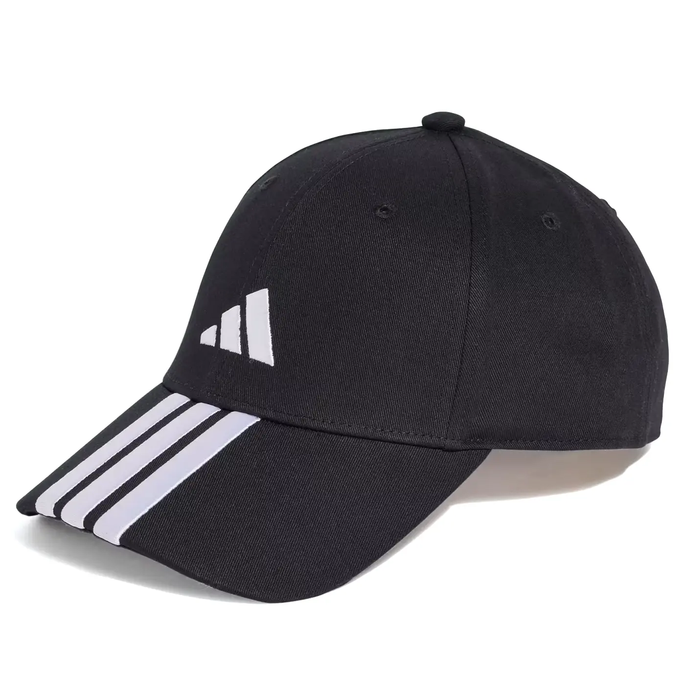 ADIDAS New Logo 3 Stripes B-Ball Cap Black 03 ADIDAS New Logo 3 Stripes B-Ball Cap Black 03