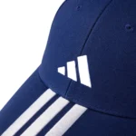 ADIDAS New Logo 3 Stripes B-Ball Cap Blue 02