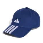 ADIDAS New Logo 3 Stripes B-Ball Cap Blue 04